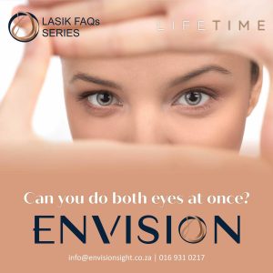 LASIK FAQ: Can you do both eyes at once?